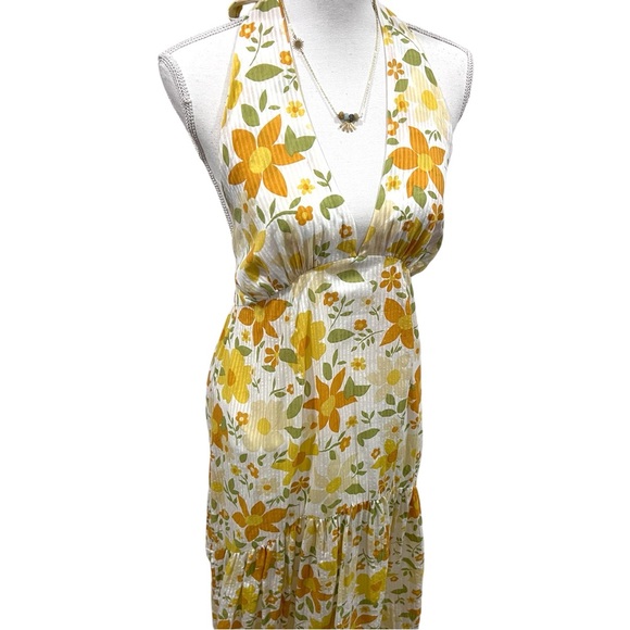 BILLABONG Feelin Retro Floral Halter Maxi Dress - Picture 5 of 13